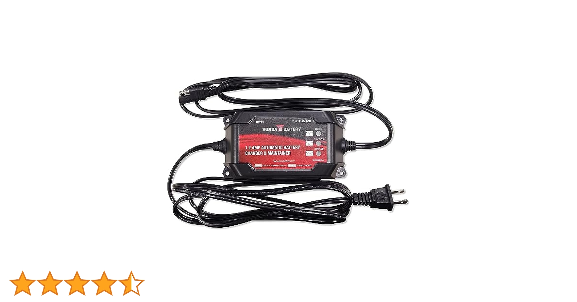 Amazon.co.jp: Yuasa YUA1AMPCH 12V 1-Amp バッテリー充電器 50